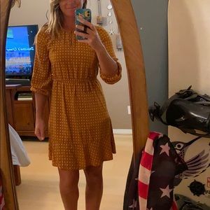 Mustard dress